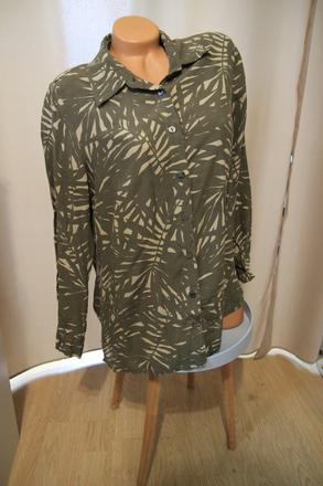 Vzorovaná viskózová košeľa, l/xl, l