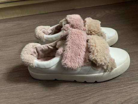 Tenisky s kožušinkou, zara,34