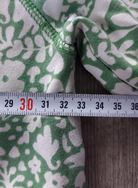 Zelené bavlnené šaty, mini boden,134