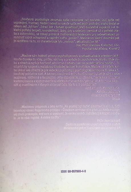Ku psychológii bytia - abraham h. maslow,