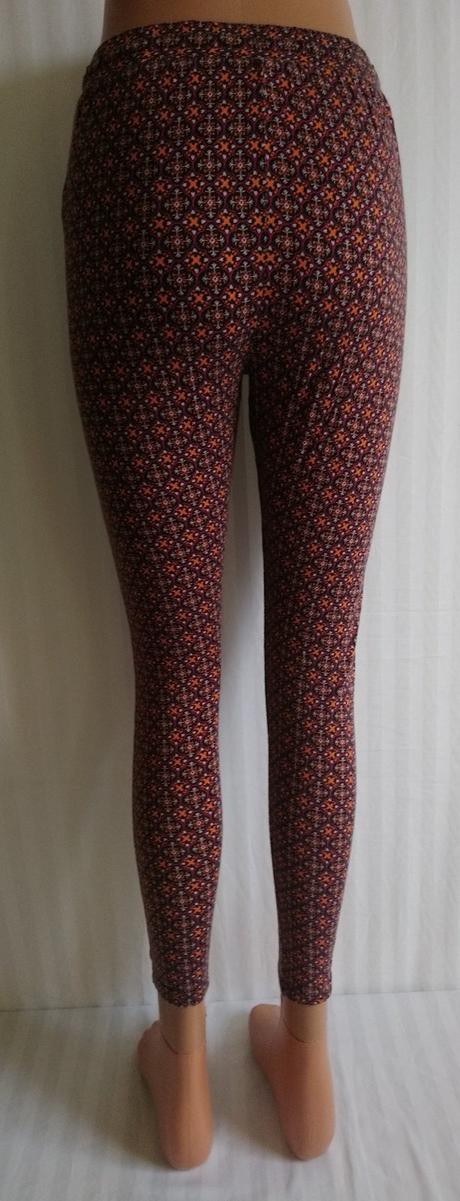 Dámske elastické trištvťáky s farebným vzorom, yes, xs