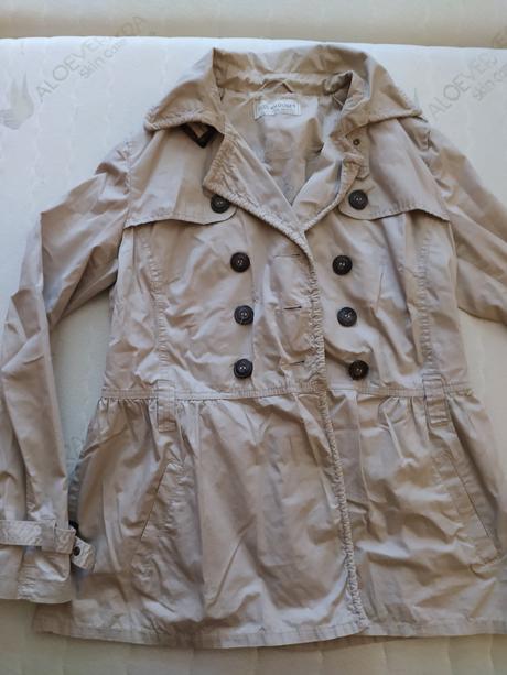 Jarný kabátik kremovy, c&a,xl