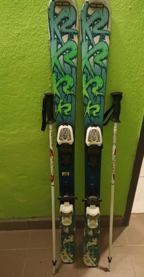 Lyže 125cm, 120-129 cm