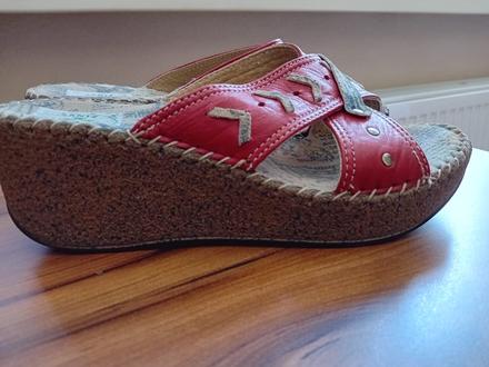 Kožené šľapky, santé,37