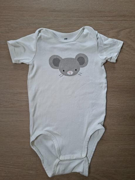 Body hm krátky rukáv 86 / 92, h&m,92