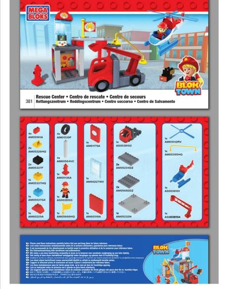 Mega bloksbox zachr.stanica, hasič,vrtuľník,bager, 