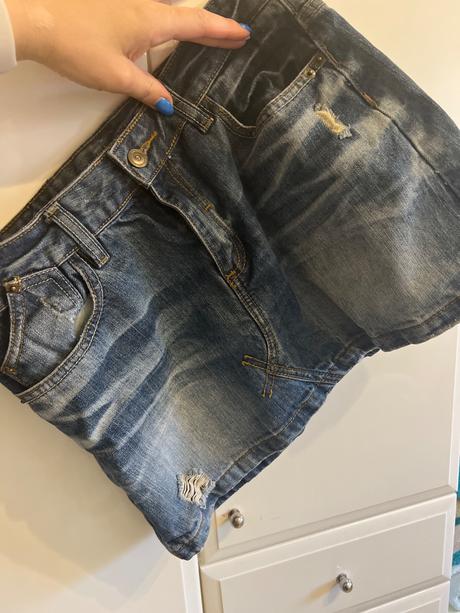 Mini riflova suknicka velkost m, m