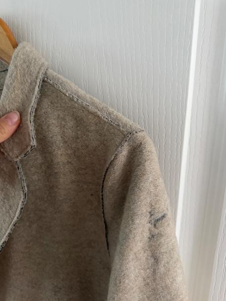 Calvin klein béžový vlnený kabát, calvin klein,m