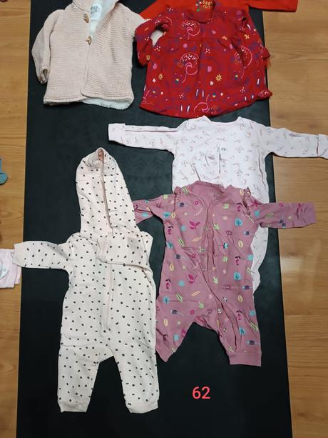85 ks dievčatko mix oblečenia od narodenia, 50–62