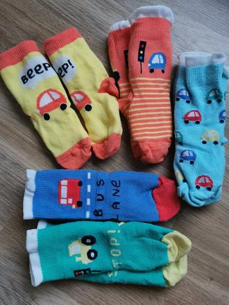 Autíčkové ponožky, f&f,22