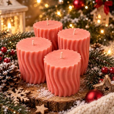 Adventne sojove sviecky cervene,