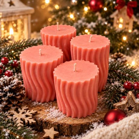 Adventne sojove sviecky cervene, 