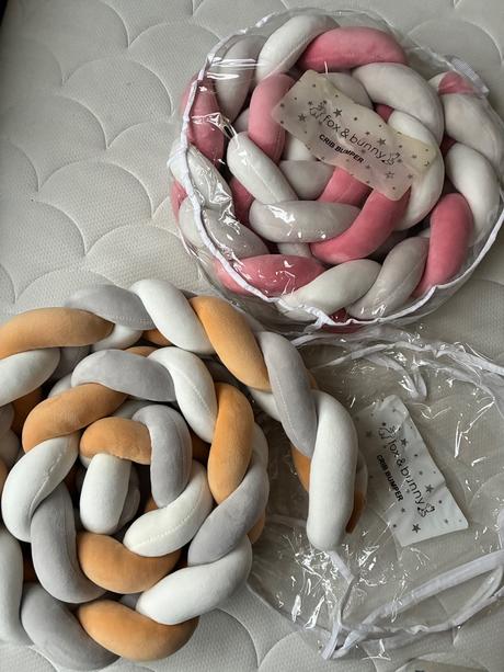 Ozdobný vankúš/zábrana na posteľ 2ks (200cm), šírka (cm): 30,dĺžka (cm): 200