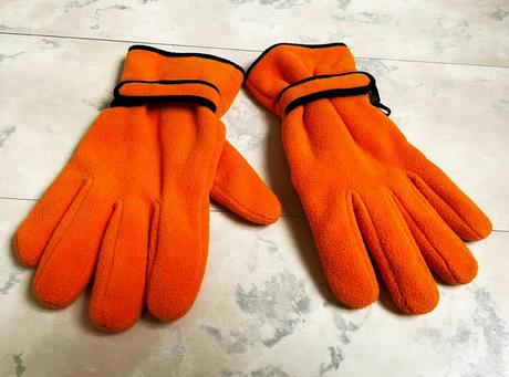 Lyžiarske flisové rukavice thinsulate, 