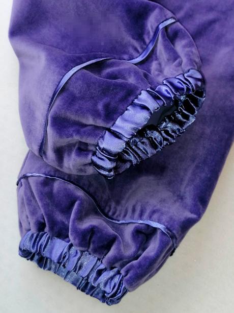 Zamatové nohavice s mašľou, name it,92