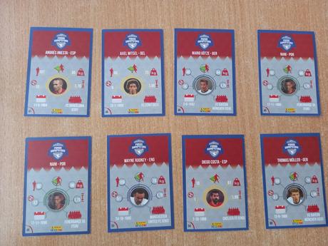 Futbalisti kartičky panini tesco 2016,