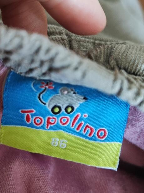 Zateplené nohavice, topolino,86