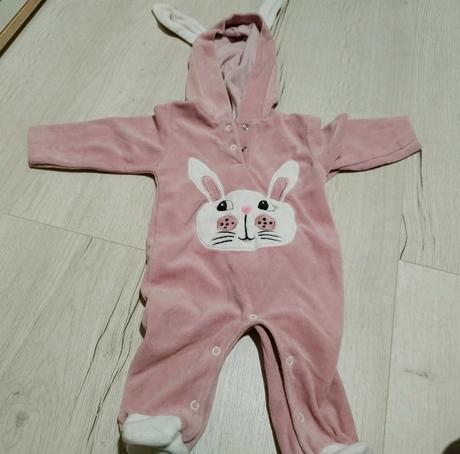 Flisový overal zajko, 62