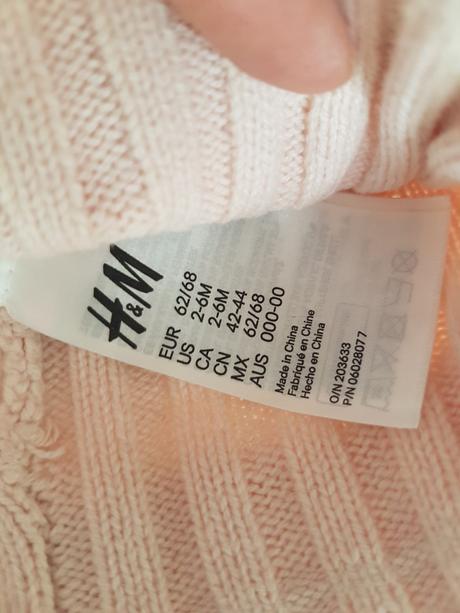 Čiapka vel.62/68, h&m,62