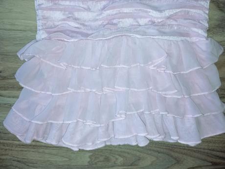 Ružové šaty s volánmi, palomino,110