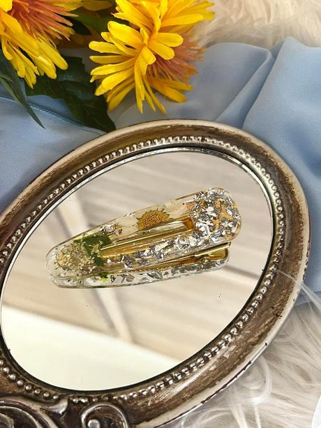 Ručne vyrobené živicové sponky do vlasov, 