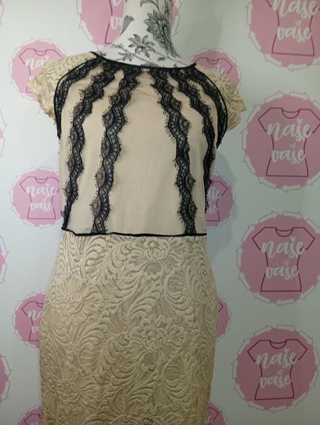 Šaty s čipkou, orsay,m