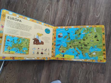 Kniha puzzle atlas, 