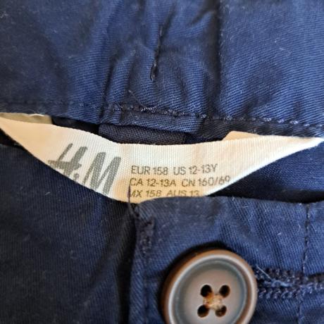 Chino kraťasy, h&m,158