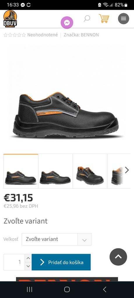 Pracovné topánky vel.39, 39