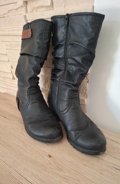 Kožené čižmy rieker, rieker,38