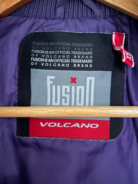 Volcano fialová vatovaná vesta veľkosti xs, xs