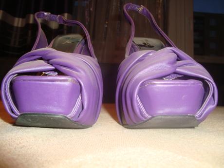 Fialove sandalky - qufid, 38