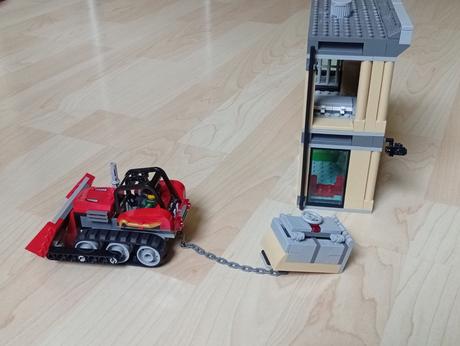 Lego city 60140 vlámanie buldozérom, 