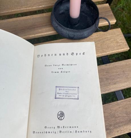 Kniha bohnen und spech - kniha v švabachu,