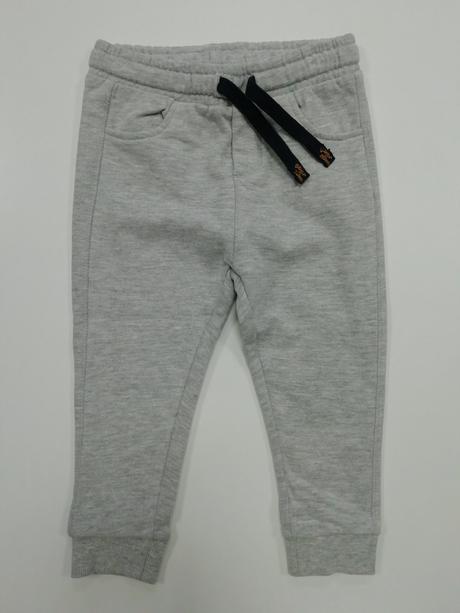 Sivé bavlnené tepláky, ovs,86