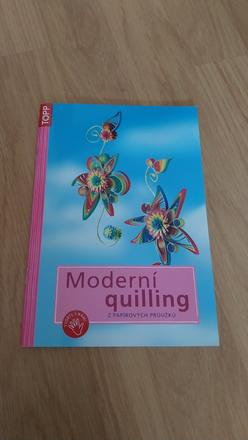Moderní quilling z papirovych prouzku, 