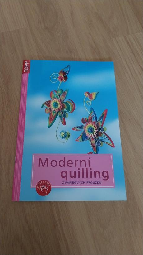 Moderní quilling z papirovych prouzku, 