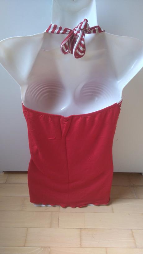 Červený sexi top, m