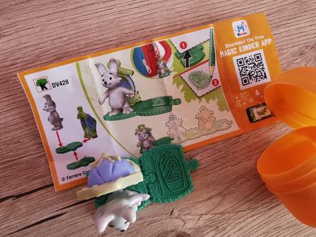 Veľkonočná kinder hračka zajko,