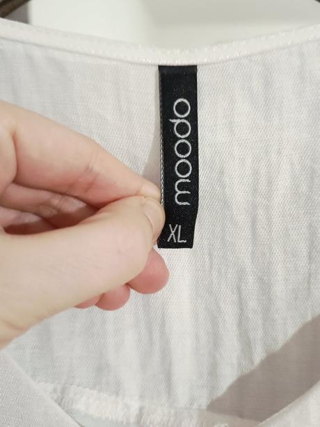 Biela blúzka moodo, xl