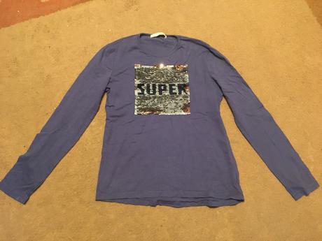 Tricko s dlhým rukavom a pretacacim obrazkom, terranova,164