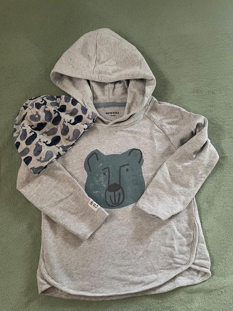 Mikina reserved + čiapka darček, reserved,110