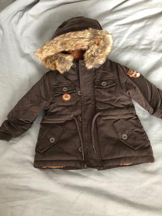 Zimná bunda pre bábätko (parka ), vertbaudet,68