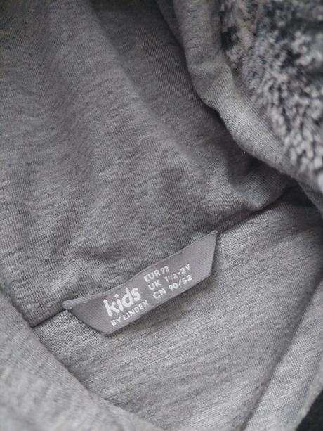 Lindex vesta huňatá s kapucňou 92, lindex,92