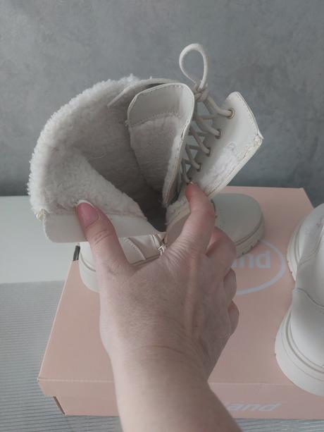 Dievčenské zimné teplé čižmy, deichmann,33