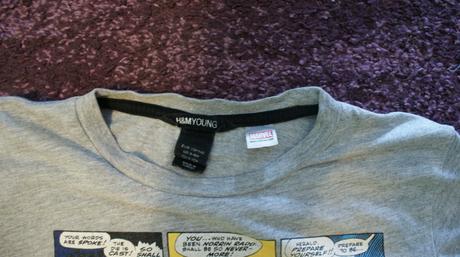 Komixove tricko marvel v.9-10rokov, h&m,134