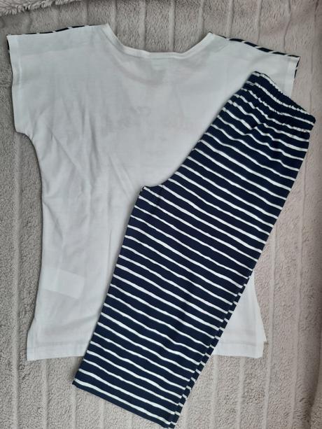Súprava 3/4 nohavice a tričko 116/128 nová, 116
