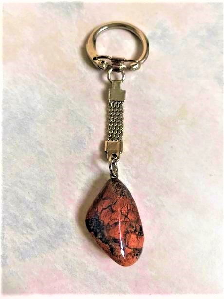 Kľúčenka s mahagónovým obsidiánom, 