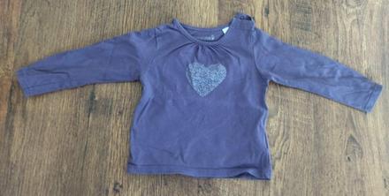 Tričko srdiečko, obaibi,80