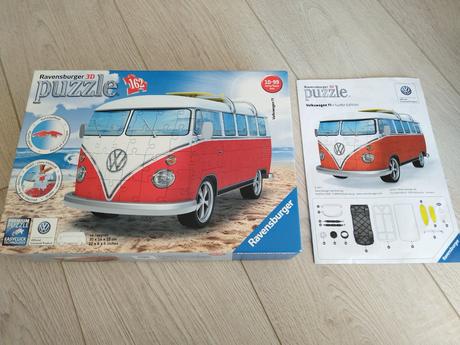 Puzzle 3d volkswagen t1, 